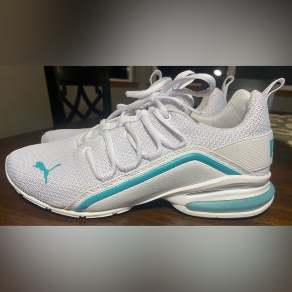 Puma ~ Woman’s Axelion ~ Size 8.5 ~ Color Puma White Porcelain - Picture 4 of 7
